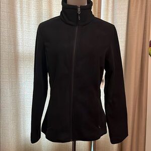 Amazon Essentials Black Fleece Zip Up Jacket Women’s Small